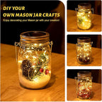 8-Pack Courtyard Solar Lanterns, Waterproof LED Patio Lights