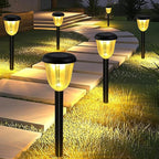 8-Pack Solar Path Lights, Outdoor Yard LED
