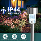 Solar Garden Path Lights 12-Pack, Waterproof