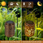 Sunflower Solar Outdoor Lanterns, Decorative Waterproof LED