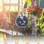 Solar Mosaic Lanterns, Outdoor Hanging LED Decor