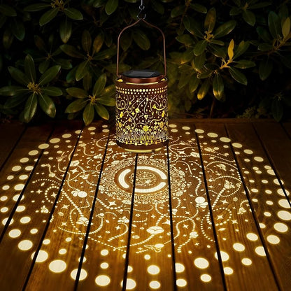 Birthday Gifts for Women Mom Grandma, Firefly Gardening Gifts for Women, Solar Lantern Outdoor Waterproof Garden Decor Hanging Solar Lights Yard Decorations Outdoor, Backyard, Patio