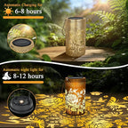 Solar Butterfly Lanterns, Backyard Hanging LED Decor