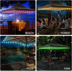 Remote Control Rope Lights, 4ft Color-Changing LED