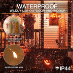 Halloween Fairy Lights, 66ft 200 LED Battery Twinkle Lights