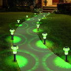 8-Pack Solar Pathway Lights, Waterproof LED Driveway Lights