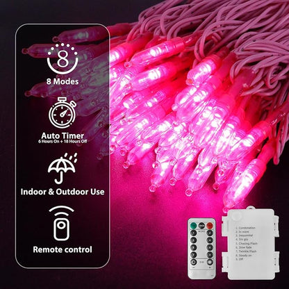 Backyard String Lights, 33ft Weatherproof LED