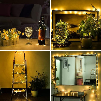 10ft Warm White Outdoor Edison String Lights, Weatherproof
