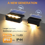 16-Pack Solar Yard Lights, Warm White LED