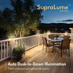 2-Pack Solar Post Cap Lights, Waterproof