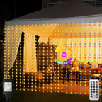 Warm White Yard String Lights, 20ft Weatherproof LED