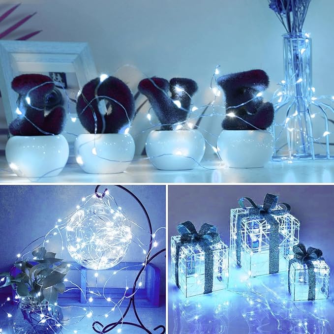 12-Pack Christmas Twinkle Lights, Waterproof for Patio