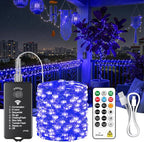 Christmas Fairy Lights, 66ft 200 LED Battery Twinkle Lights