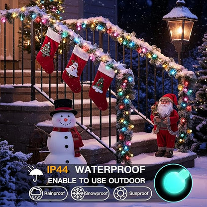 66ft Outdoor Edison String Lights, Weatherproof