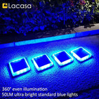 Solar Dock Lights 4-Pack, Waterproof LED