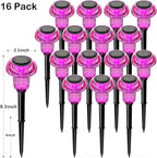Solar Driveway Path Lights 16-Pack, Waterproof