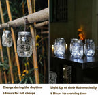 6-Pack Christmas LED String Lights, Waterproof Timer Lights