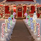 Solar Walkway Path Lights, Waterproof