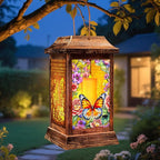 Butterfly Solar Lantern Set, Classic Patio Lighting