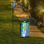 Solar Peacock Lanterns, Patio Hanging LED Decor