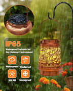 Gnome Solar Lanterns, Waterproof LED Backyard Lights