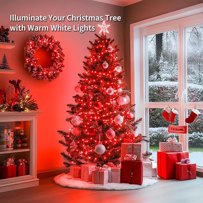 2-Pack Christmas String Lights, 132ft 400 LED Waterproof Twinkle Lights