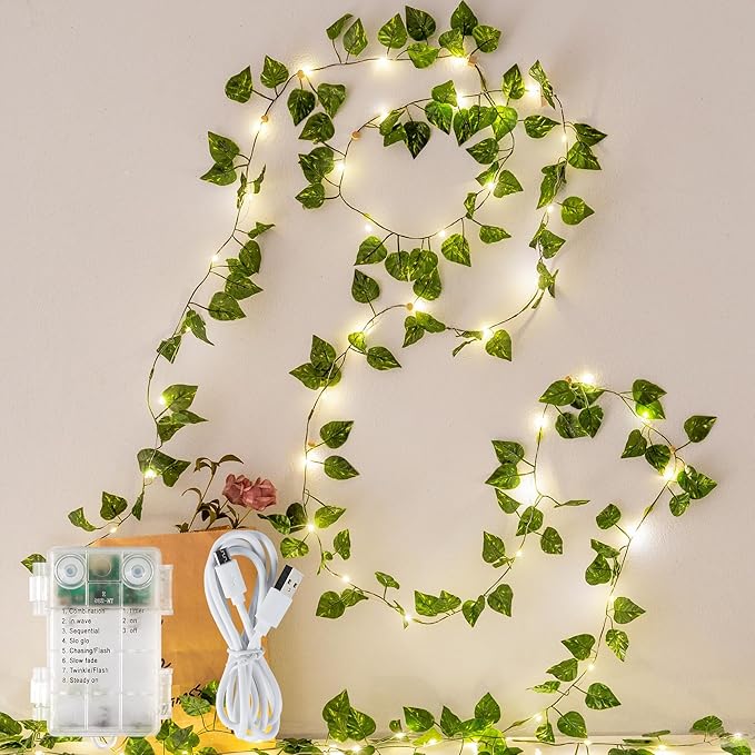 23ft Warm White String Lights for Patio, Waterproof LED