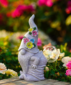 Solar Gnome Statue Light, Yard Decor