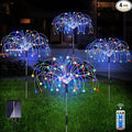 4-Pack Copper Solar Path Lights, Outdoor Walkway LED