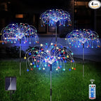 4-Pack Copper Solar Path Lights, Outdoor Walkway LED