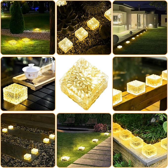 3-Pack Solar Landscape Lights for Yard