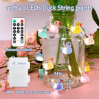 Outdoor String Lights, 10ft Warm White Waterproof LED