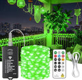 200 LED Christmas Twinkle Lights, 66ft Waterproof for Patio