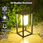 Solar Courtyard Lanterns, Porch Hanging LED Decor