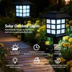 Solar Pathway Lights 10-Pack, Driveway LED