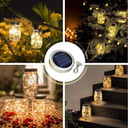 12-Pack 30 LED Christmas Twinkle Lights, Waterproof for Backyard