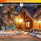 C9 Pathway Lights, 45ft LED Stakes
