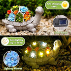 Turtle Solar Lawn Figurine Light, Waterproof