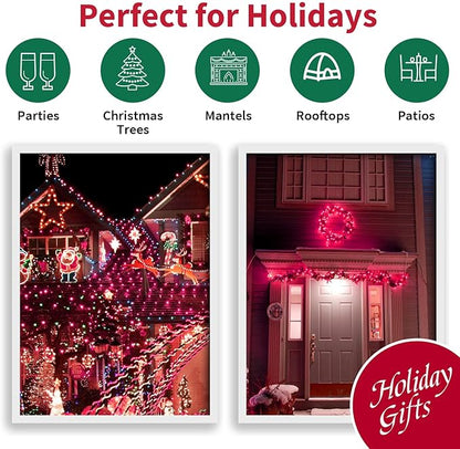 Christmas Twinkle Lights, 6ft Waterproof for Yard