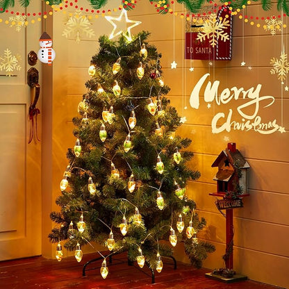 Christmas Twinkle Lights, 5ft Waterproof for Backyard