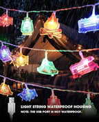 Christmas String Lights, 50 LED Waterproof Twinkle Lights