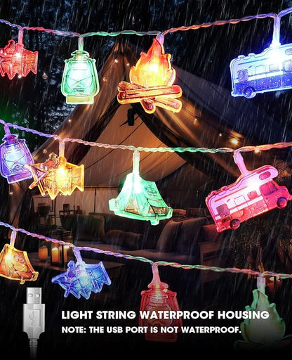 Christmas String Lights, 50 LED Waterproof Twinkle Lights