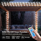 C9 Christmas Pathway Lights, 66ft 200 LED