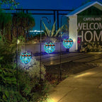 Mosaic Solar Garden Lanterns, Classic Waterproof LED