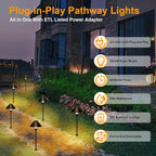 Solar Driveway Path Lights, Waterproof