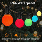 25ft Christmas LED String Lights, Waterproof Timer Lights
