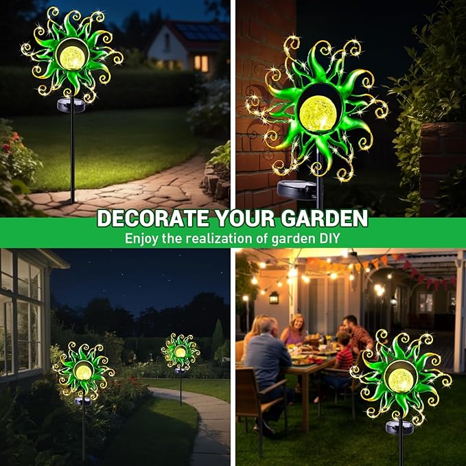 Solar Pathway Lights, Waterproof LED Walkway Lights