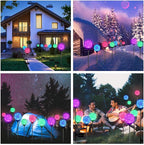 Solar Yard Path Lights 2-Pack, Waterproof