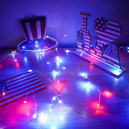 16ft White Outdoor Edison String Lights, Weatherproof