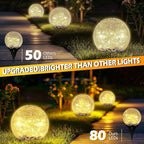 Solar Flat Disk Lights 2-Pack, Waterproof Driveway